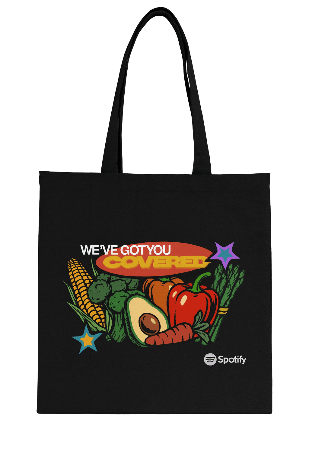 Custom branded tote bag - corporate event swag by Curation Events
